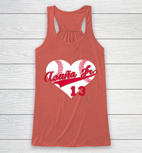 Ronald Acuna Jr Baseball Heart Gameday Racerback Tank - Image 4
