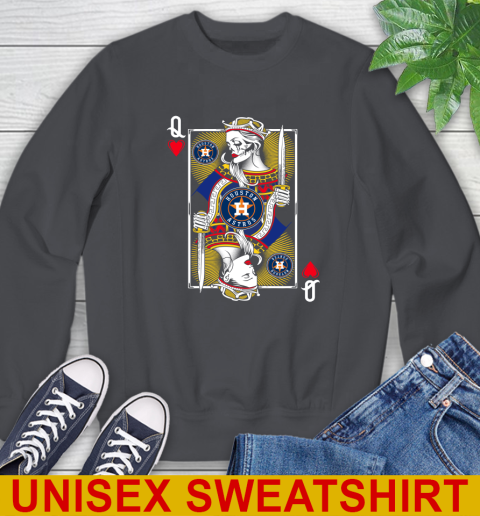 MLB Baseball Houston Astros The Queen Of Hearts Card Shirt Sweatshirt 7