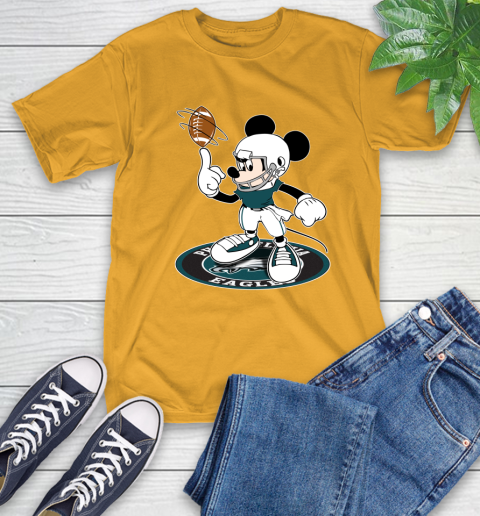 NFL Football Philadelphia Eagles Cheerful Mickey Disney Shirt T-Shirt 3