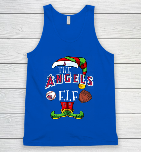 Los Angeles Angels Christmas ELF Funny MLB Tank Top 4