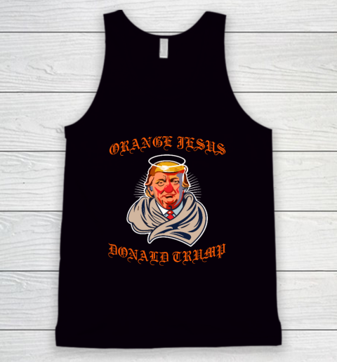 Orange Jesus Donald Trump Tank Top