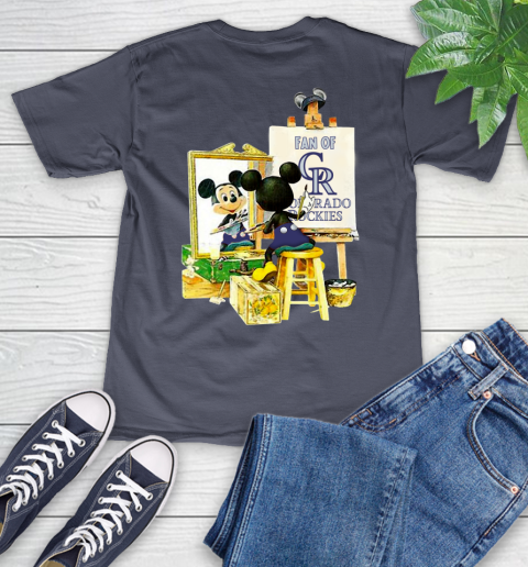 MLB Baseball Colorado Rockies Mickey Drawing Shirt 52