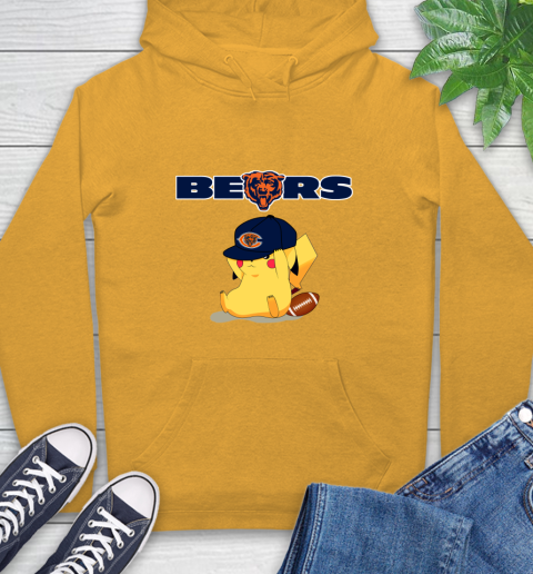 NFL Pikachu Football Sports Chicago Bears Hoodie 3