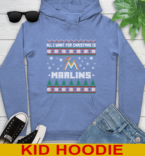 MLB All I Want For Christmas Is Miami Marlins Baseball Sports 139