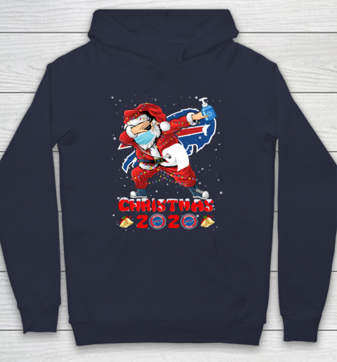 Buffalo Bills Funny Santa Claus Dabbing Christmas 2020 NFL Hoodie 2