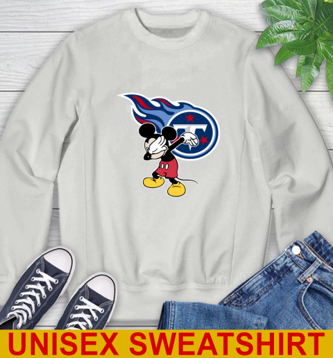 Tennessee Titans NFL Football Dabbing Mickey Disney Sports Sweatshirt 5