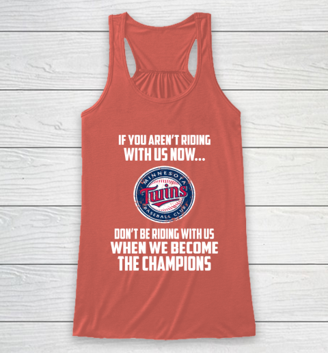 MLB Minnesota Twins Baseball We Become The Champions Racerback Tank 3