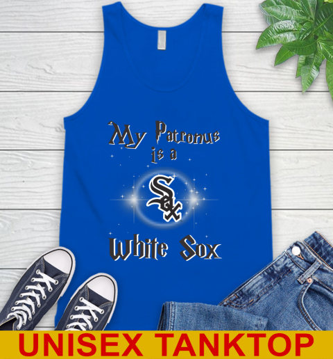 MLB Baseball Harry Potter My Patronus Is A Chicago White Sox Tank Top - Image 5