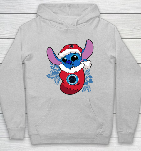 Carolina Panthers Christmas Stitch In The Sock Funny Disney NFL Hoodie 6