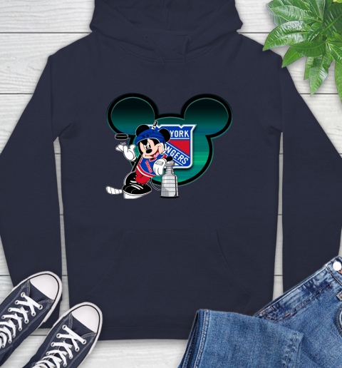 NHL New York Rangers Stanley Cup Mickey Mouse Disney Hockey T Shirt Hoodie 4