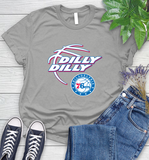 NBA Philadelphia 76ers Dilly Dilly Basketball Sports Women's T-Shirt 10