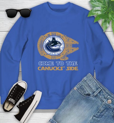 NHL Come To The Vancouver Canucks Wars Hockey Sports Youth Sweatshirt 7