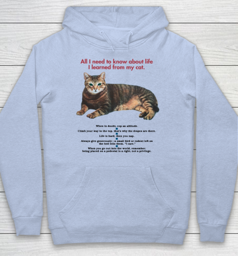 In the know cat hoodie 2025