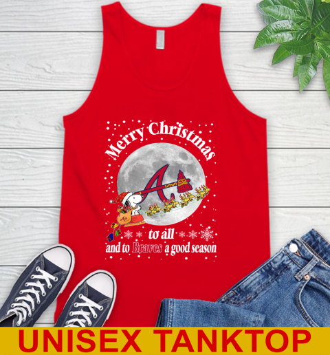 Atlanta Braves Merry Christmas To All And To Braves A Good Season MLB Baseball Sports Tank Top 5