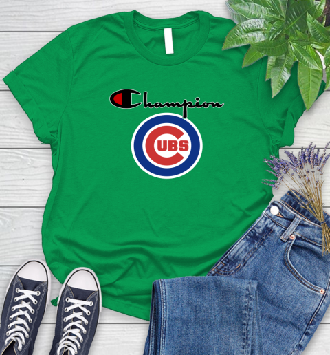 MLB Baseball Chicago Cubs Champion Shirt Women's T-Shirt 4