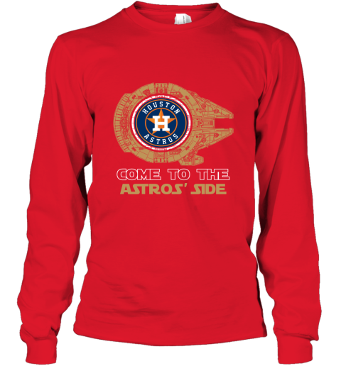 MLB Come To The Houston Astros Side Star Wars Baseball Sports T Shirt -  Freedomdesign