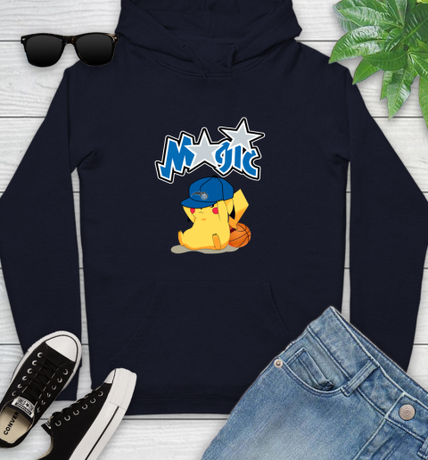 NBA Pikachu Basketball Sports Orlando Magic Youth Hoodie 4