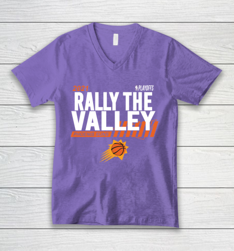 Rally The Valley Phoenixes Suns V-Neck T-Shirt 8