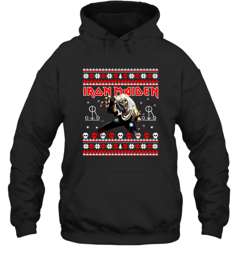 Iron Maiden Christmas Sweater Hooded