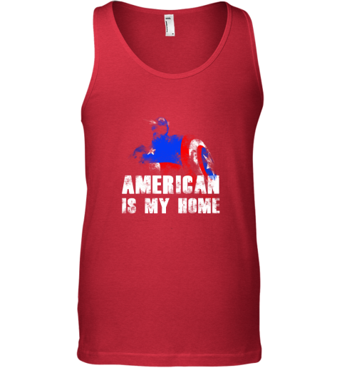 America Is My Home Captain America 4th Of July Tank Top
