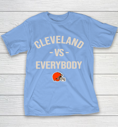 Cleveland Browns Vs Everybody Youth T-Shirt 8