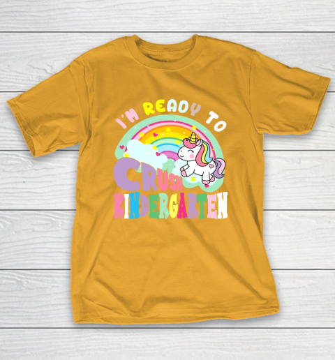 Back to school shirt ready to crush kindergarten unicorn T-Shirt 2