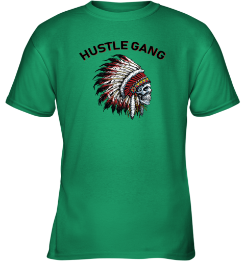 Hustle Gang nzm3 hustle gang youth t shirt 26 front irish green