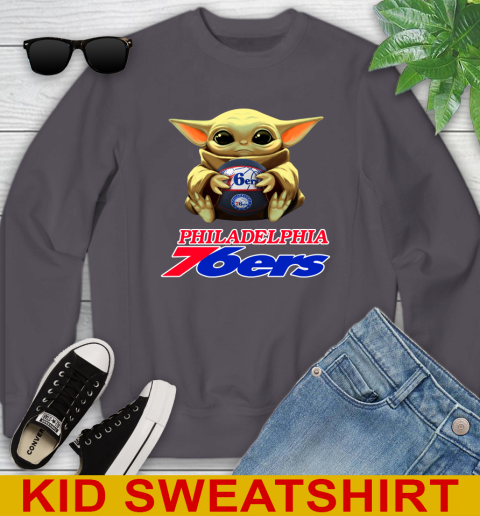 NBA Basketball Philadelphia 76ers Star Wars Baby Yoda Shirt 118