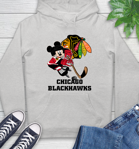 NHL Chicago Blackhawks Mickey Mouse Disney Hockey T Shirt Hoodie