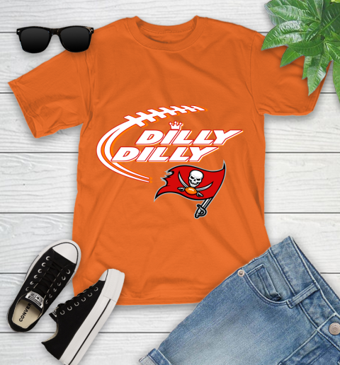 NFL Tampa Bay Buccaneers Dilly Dilly Football Sports Youth T-Shirt 7