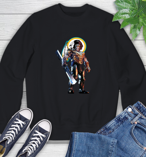 NFL Thanos Gauntlet Avengers Endgame Football Washington Redskins Sweatshirt 2