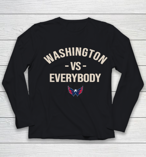 Washington Capitals Vs Everybody Youth Long Sleeve