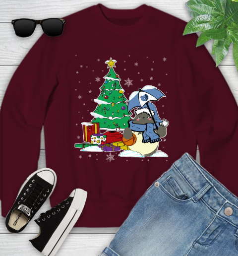 Memphis Grizzlies NBA Basketball Cute Tonari No Totoro Christmas Sports Youth Sweatshirt 4