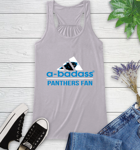 Carolina Panthers NFL Football A Badass Adidas Adoring Fan Sports Racerback Tank 4