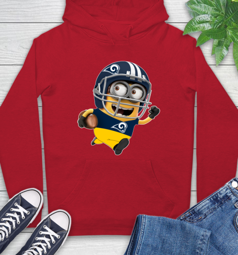 NFL Los Angeles Rams Minions Disney Football Sports Hoodie 10