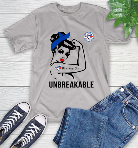 MLB Toronto Blue Jays Girl Unbreakable Baseball Sports T-Shirt 12