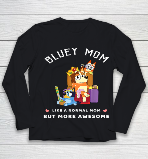 Fathers Blueys Dad Mum Love Gifts Youth Long Sleeve