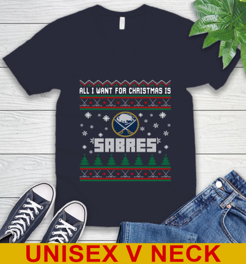 Buffalo Sabres NHL Hockey All I Want For Christmas Is My Team Sports 48