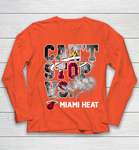 NBA Miami Heat Basketball Can't Stop Vs Youth Long Sleeve 3