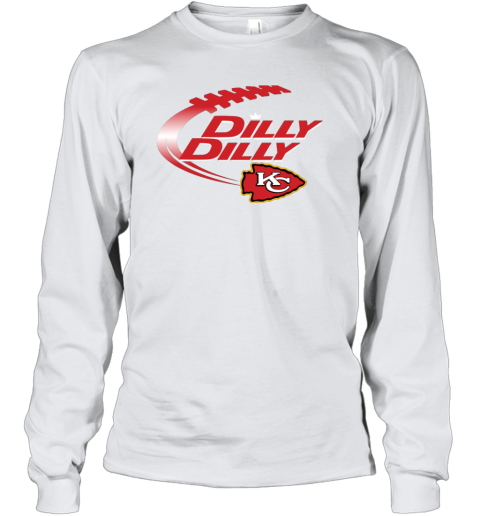 Dilly Dilly Kansas City Chiefs Nfl Youth Long Sleeve