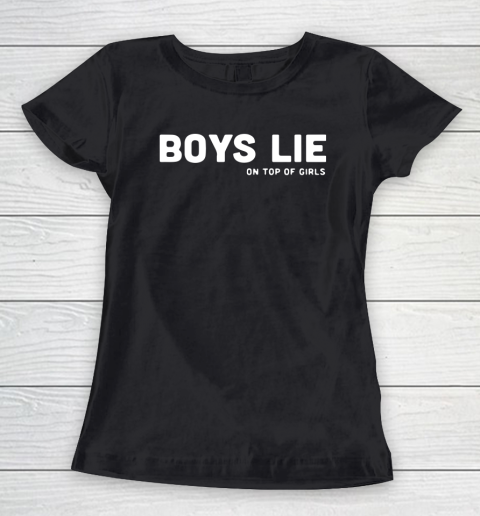 Boys Lie On Top Of Girls Women's T-Shirt