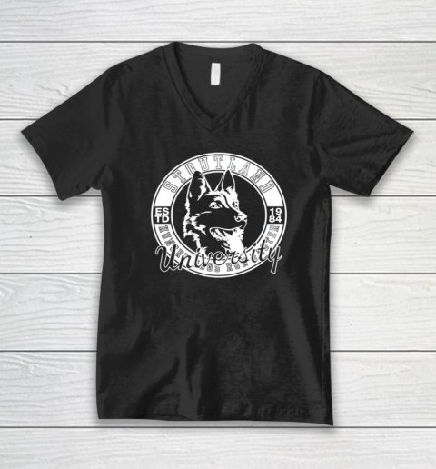 Jeff Stoutland University V-Neck T-Shirt