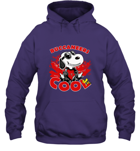 j9yr tampa bay buccaneers snoopy joe cool were awesome shirt hoodie 23 front purple
