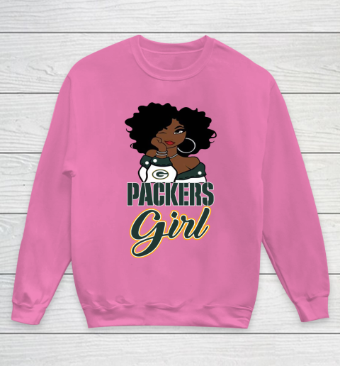 Green Bay Packers Girl NFL Youth Sweatshirt