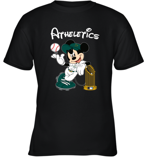 Oakland Athletics Mickey Taking The Trophy MLB 2019 Youth T-Shirt