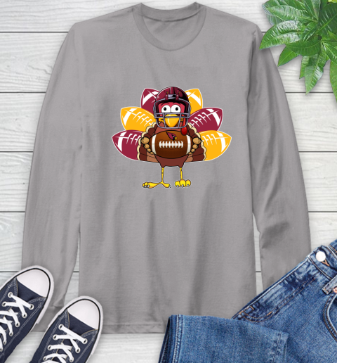 Arizona Cardinals Turkey Thanksgiving Day Long Sleeve T-Shirt 6