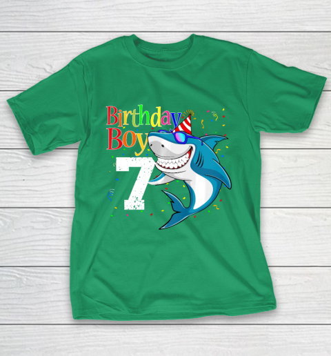 Kids 7th Birthday Boy Shark Shirts 7 Jaw Some Four Tees Boys 7 Years Old T-Shirt 5