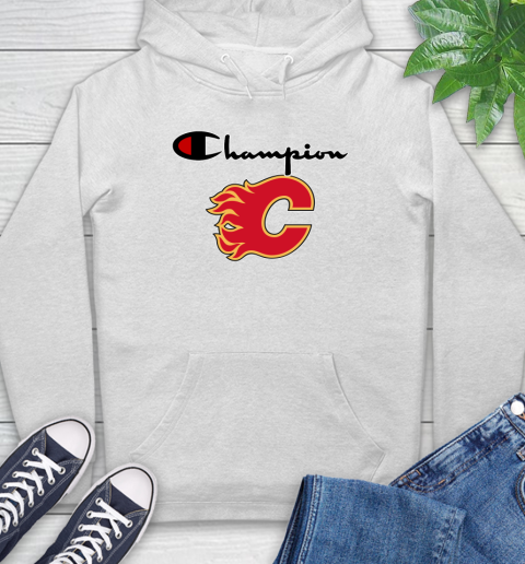 NHL Hockey Calgary Flames Champion Shirt Hoodie