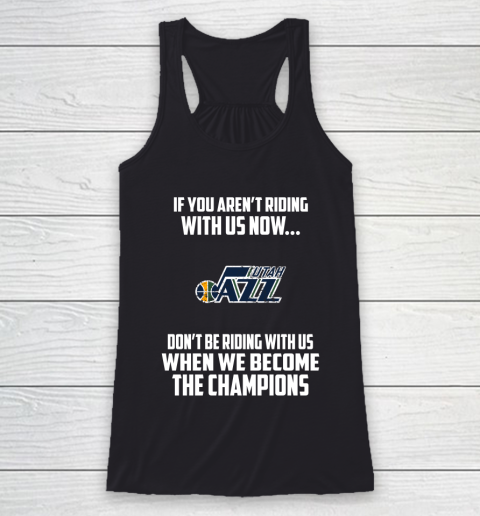NBA Utah Jazz Basketball We Become The Champions Racerback Tank