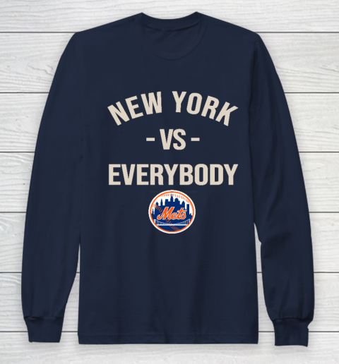 New York Mets Vs Everybody Long Sleeve T-Shirt 2